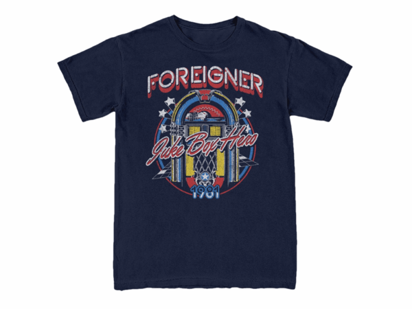 Camiseta Foreigner Juke box Hero
