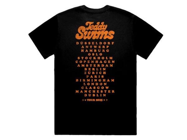 Camiseta Preta - Ted Swims Cartoon - Image 2