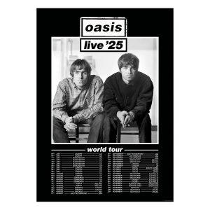 Oasis Wonderwall Live 25 World Tour Poster